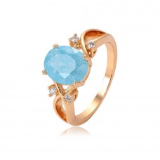  Elegants gredzens ar gaiši zilu akmeni, 